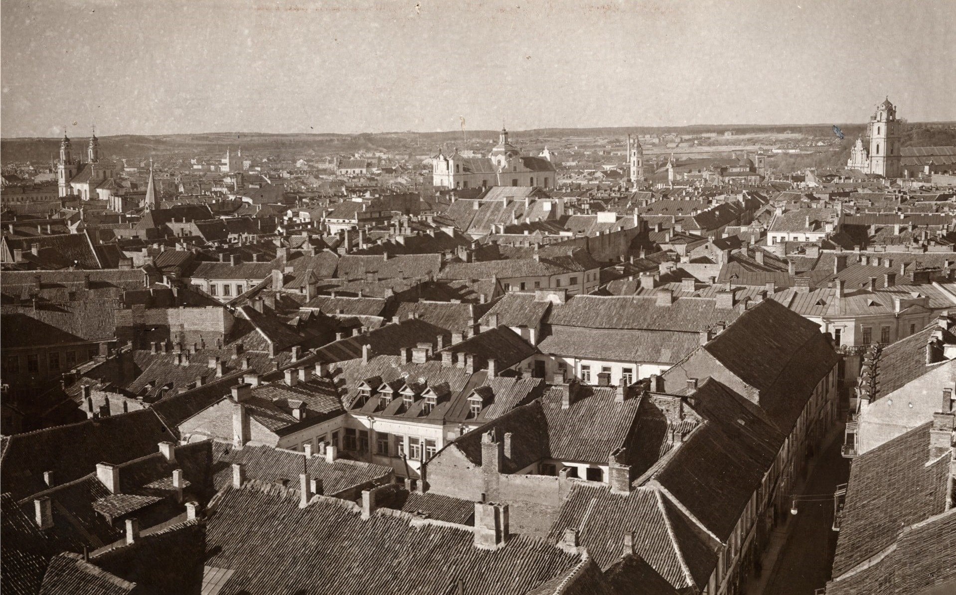  JBulhak Panorama of the Vilnius Old Town 1944