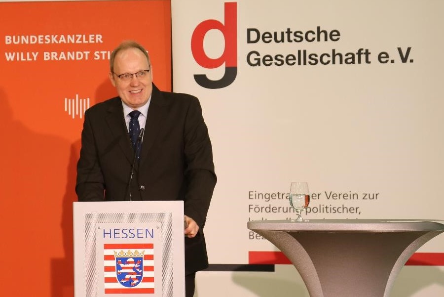 Impulsvortrag von Prof. Dr. Oliver Plessow zum Thema "Geschichte als Schulfach - ein Auslaufmodell?" © Deutsche Gesellschaft e.V.